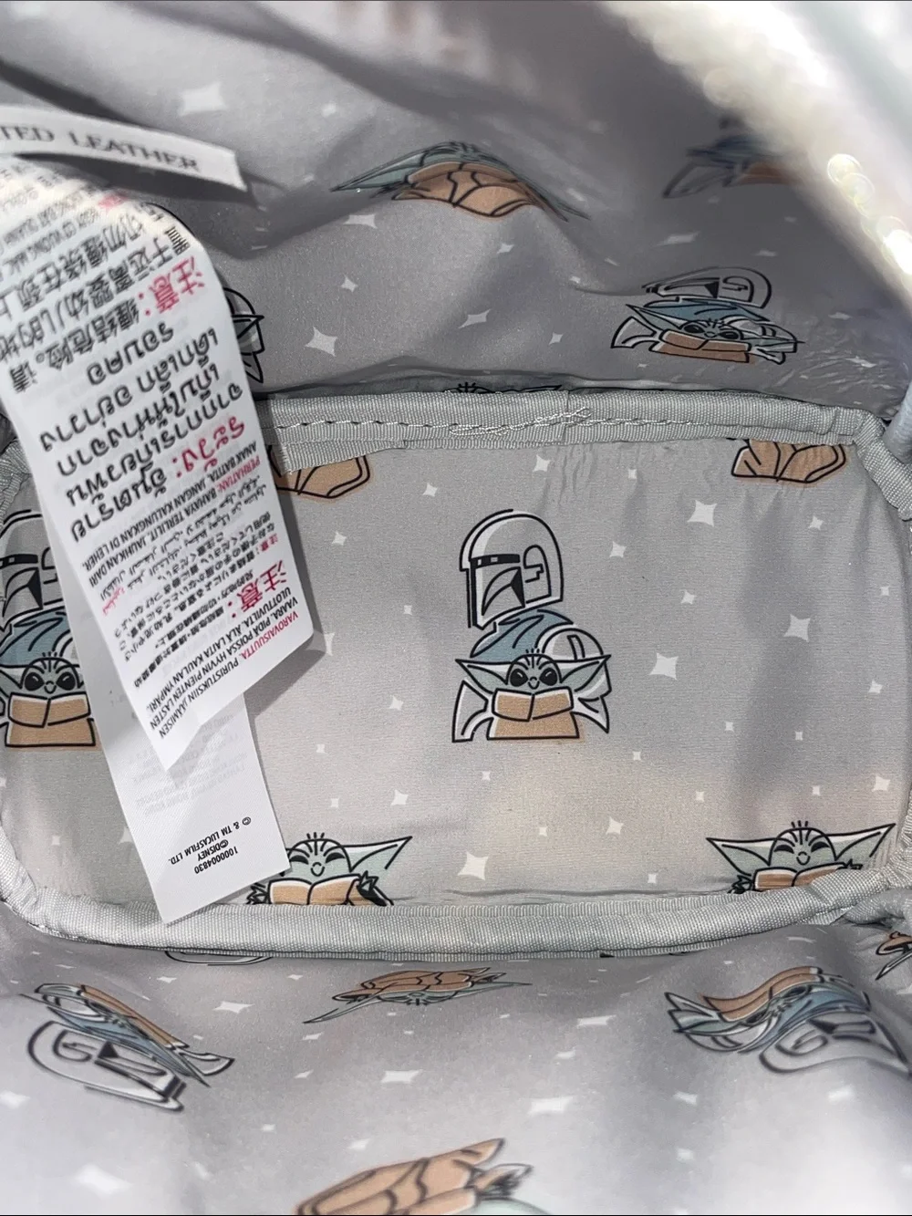 Disney Loungefly 2025 Star Wars Grogu Baby Yoda & Mandalorian Mini Backpack